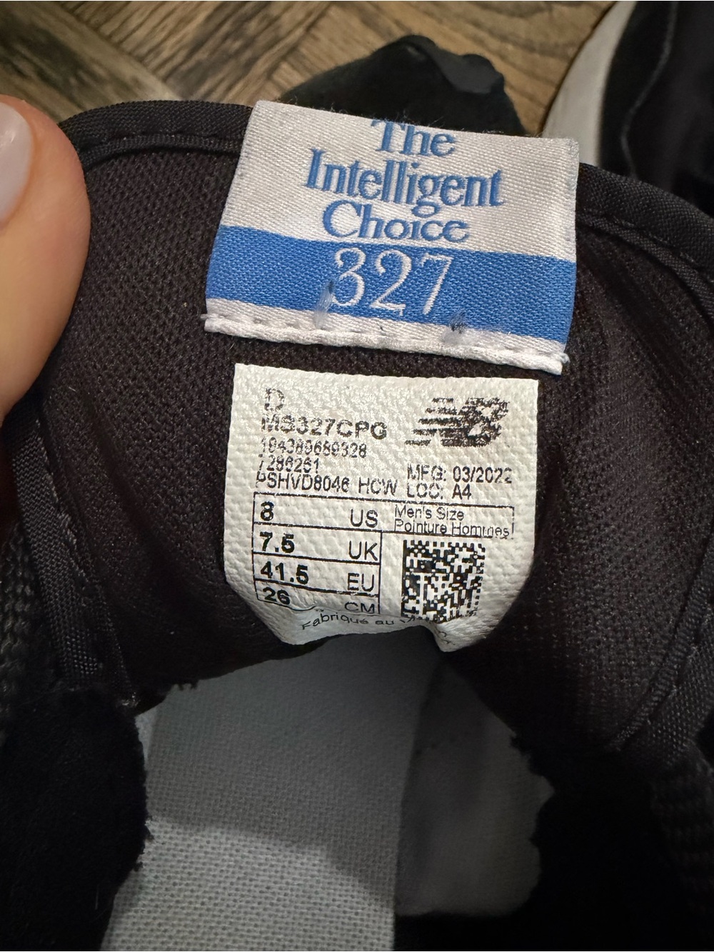 New Balance 327 W9.5/M8 - Picture 8 of 10
